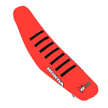 Load image into Gallery viewer, Seat Cover Red W/Black Ribs Hon