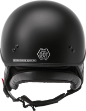 Load image into Gallery viewer, Hh 65 Half Helmet Full Dressed Matte Black Sm