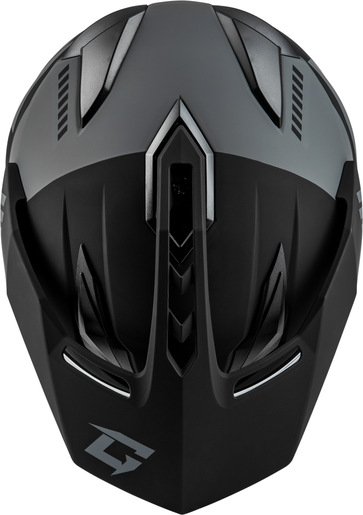 Gm 11 Ronin Helmet Matte Black/Silver Lg