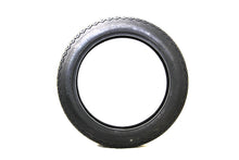 Load image into Gallery viewer, Coker Tire Firestone Replica 4.00 x 18 inch wheel and tire with Indian script design on vintage-style tire sidewall.
