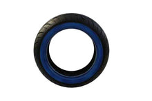 Load image into Gallery viewer, Vee Rubber 150/60B x 18 inch whitewall tire mounted on wheel, showing tread pattern and whitewall design.