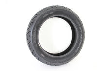 Load image into Gallery viewer, Michelin Scorcher II 120/70ZR18 blackwall motorcycle tire mounted on wheel, showing tread pattern and sidewall details.