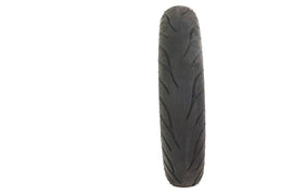 Michelin Commander III 130/90 B16 front cruiser tire mounted on wheel, showcasing tread pattern and sidewall details.