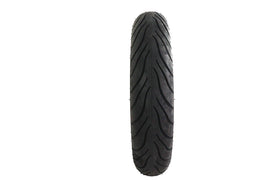 Michelin Commander III 130/80 B17 front touring motorcycle tire mounted on wheel, suitable for cruiser bikes.