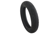 Load image into Gallery viewer, Michelin Commander III 130/80 B17 front touring motorcycle tire mounted on wheel, showcasing tread pattern and sidewall details.