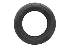 Michelin Commander II MT90 B16 front motorcycle tire mounted on wheel, showcasing tread pattern and sidewall details.