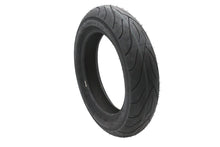 Load image into Gallery viewer, Michelin Commander II MT90 B16 front motorcycle tire mounted on wheel, showing tread pattern and sidewall details.