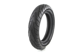 Michelin Commander II rear motorcycle tire 140/90 B16 mounted on wheel, showing tread pattern and sidewall details.