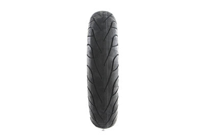 Michelin Commander II rear motorcycle tire 150/80 B16 mounted on wheel, showing tread pattern and sidewall details.
