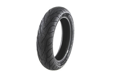 Michelin Commander II rear motorcycle tire 160/70 B17 mounted on wheel, showing tread pattern and sidewall details.