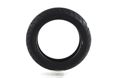 Michelin Commander II rear motorcycle tire 160/70 B17 mounted on wheel, suitable for cruiser and touring bikes.