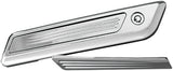 Accutronix Speed Ball Saddlebag Latch Inserts Chrome 811-20030