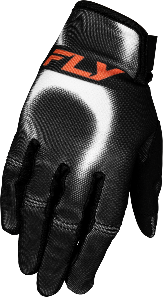 Youth Kinetic Torch Gloves Black/White/Orange Ys