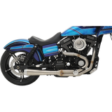 BASSANI RR3 STAINLESS 2:1 EXHAUST SYSTEMS 99-17 HARLEY DAVIDSON DYNA