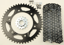 Load image into Gallery viewer, Sprocket/Chain Kit Stl/Alu 15/48t Blk Rx3 520 108l Blk