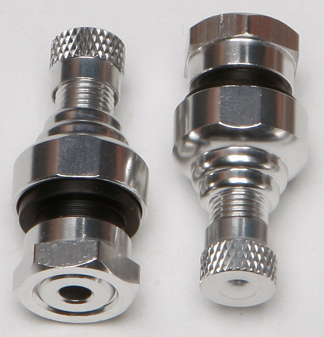 Straight/Straight Air Valve 11.3mm Silver