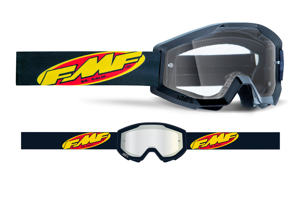 Powercore Youth Goggle Core Black Clear Lens