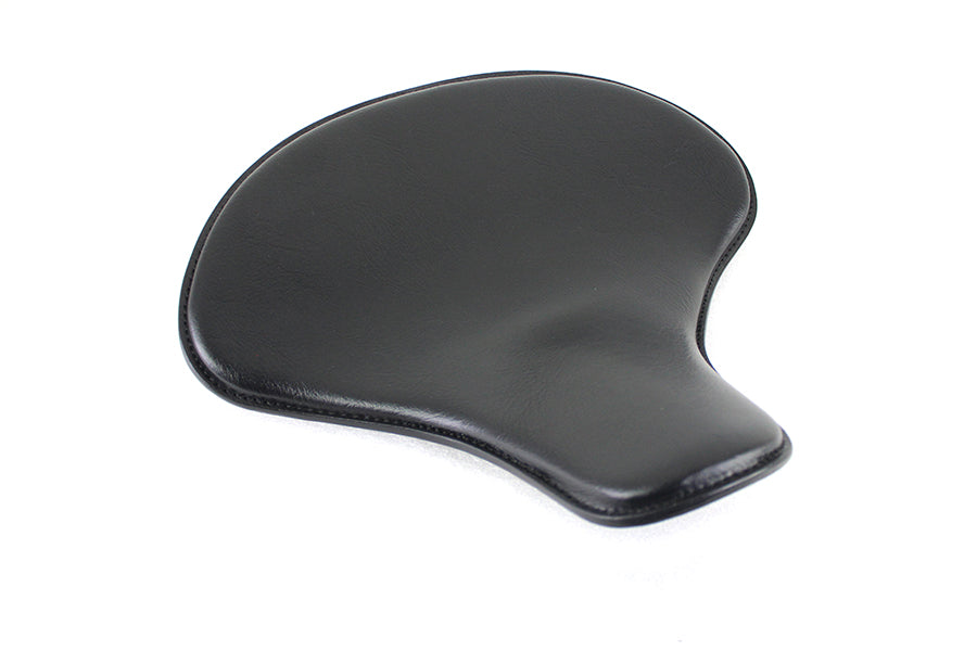 Black Leather Solo Seat
