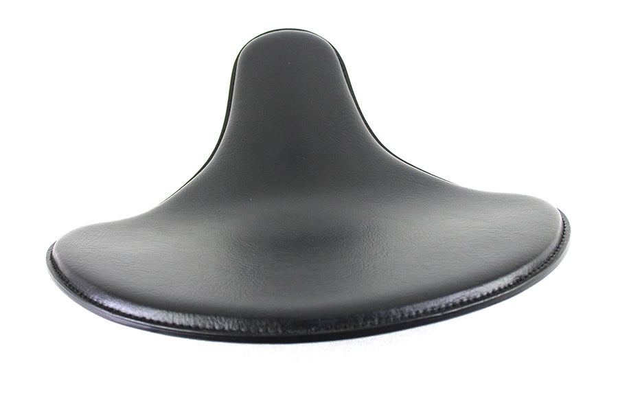 Black Leather Solo Seat