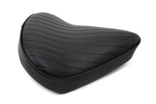 Load image into Gallery viewer, Black Tuck and Roll Solo Seat Large