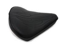 Load image into Gallery viewer, Black Solo Seat with Flame Stitch Large