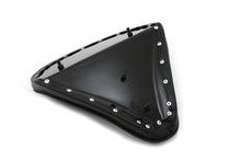 Load image into Gallery viewer, Black Solo Seat with Flame Stitch Large