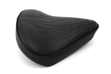 Load image into Gallery viewer, Black Solo Seat with Flame Stitch Large