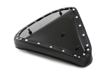 Load image into Gallery viewer, Black Solo Seat with Flame Stitch Large