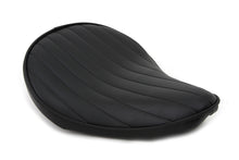 Load image into Gallery viewer, Black Tuck and Roll Solo Seat Small