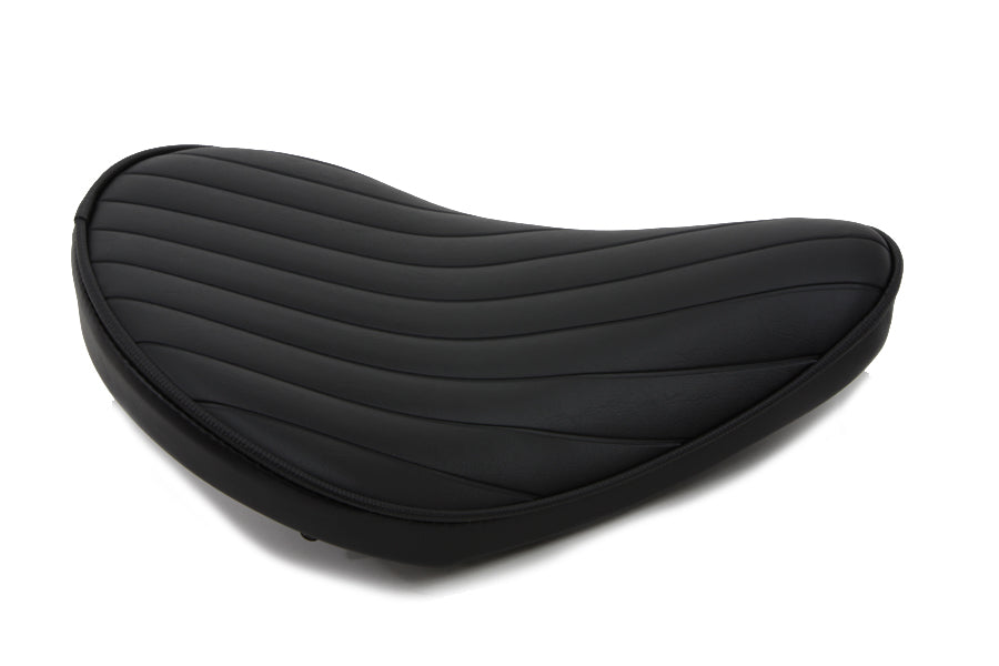 Black Tuck and Roll Solo Seat Small
