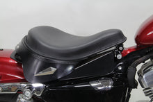 Load image into Gallery viewer, Black Leather Metro Police Solo Seat