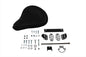 Black Leather Solo Seat With Mount Kit