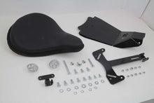 Load image into Gallery viewer, Black Leather Solo Seat and Mount Kit