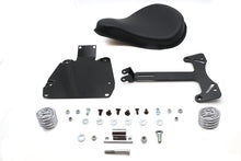 Load image into Gallery viewer, Black Leather Solo Seat and Mount Kit