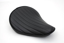 Load image into Gallery viewer, Black Tuck and Roll Solo Seat Small