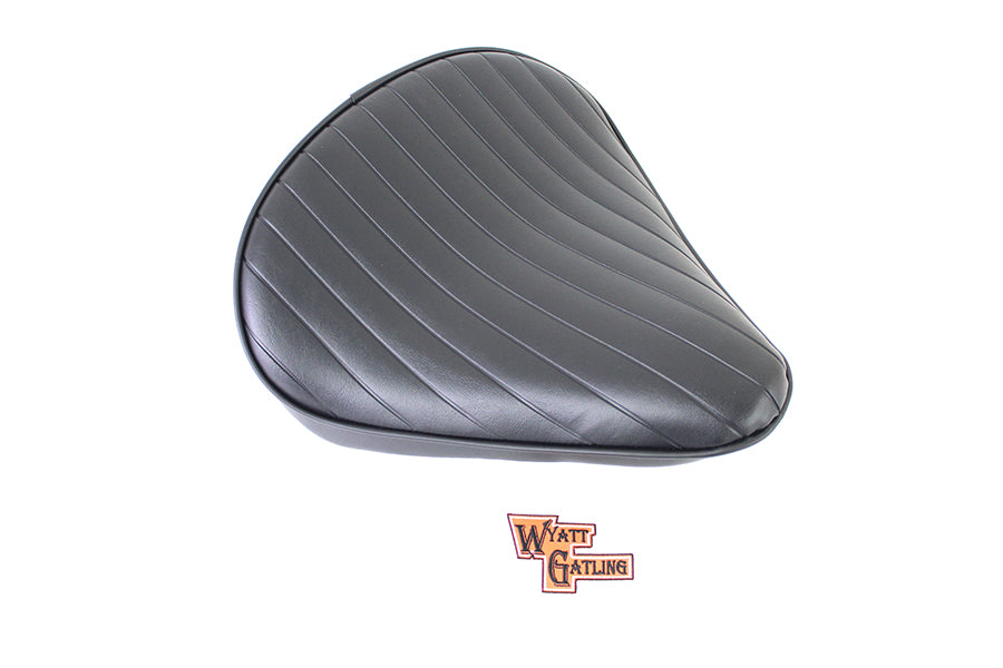 Black Tuck and Roll Solo Seat Large