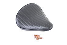 Load image into Gallery viewer, Black Tuck and Roll Solo Seat Large