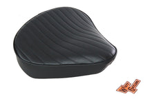 Load image into Gallery viewer, Black Tuck and Roll Solo Seat Large
