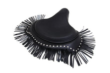 Load image into Gallery viewer, Black Deluxe Solo Seat with Fringe Skirt