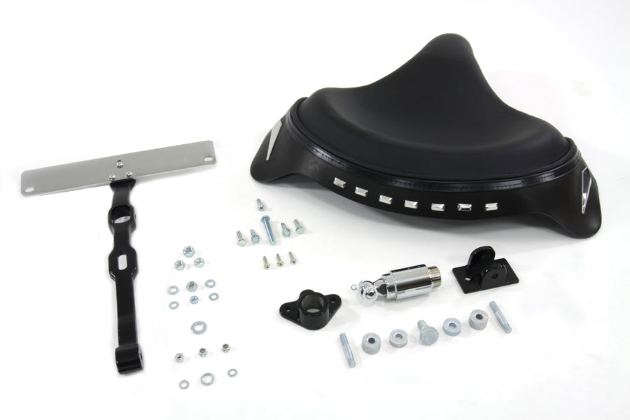 Black Police Solo Seat Kit