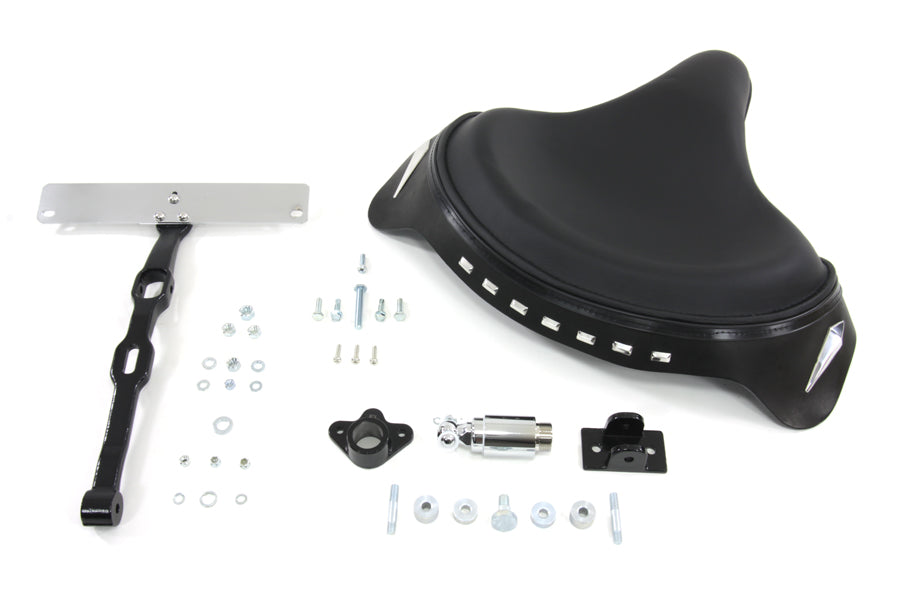 Black Police Solo Seat Kit