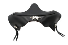 Load image into Gallery viewer, Black Leather Solo Seat with Skirt