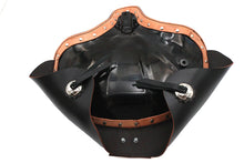 Load image into Gallery viewer, Black Leather Solo Seat with Skirt