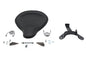 Black Leather Velo Racer Solo Seat Kit