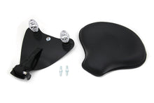 Load image into Gallery viewer, Black Leather Solo Seat with Mount Kit