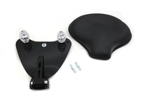 Load image into Gallery viewer, Black Leather Solo Seat with Mount Kit