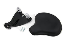 Load image into Gallery viewer, Black Leather Solo Seat with Mount Kit