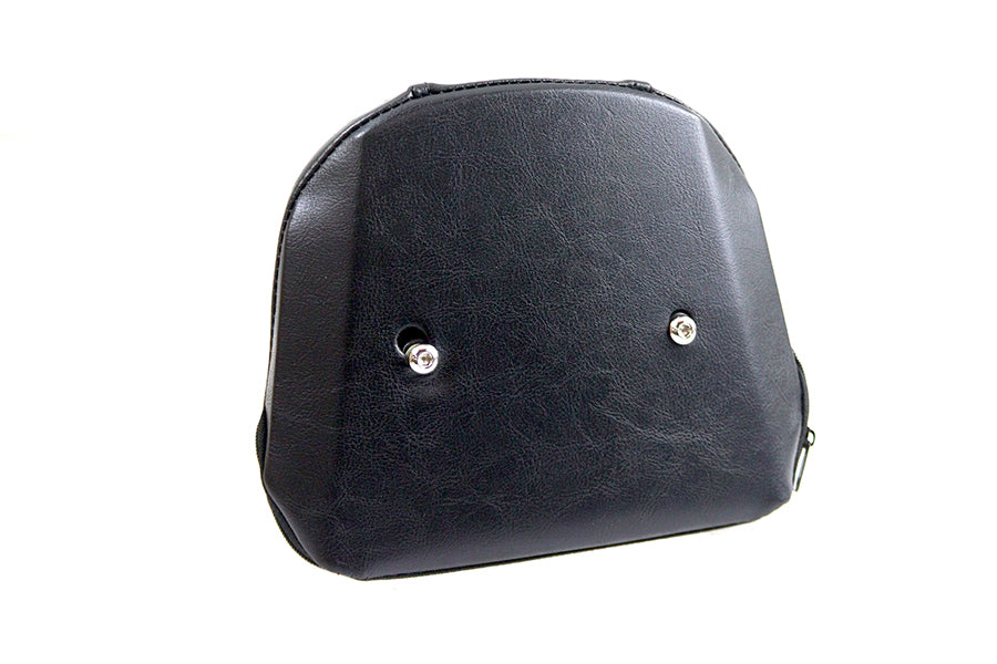 Corbin Gentry passenger backrest pad for seat and saddlebag, providing comfortable support for motorcycle passengers.