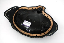 Load image into Gallery viewer, Black Leather Solo Seat with Skirt