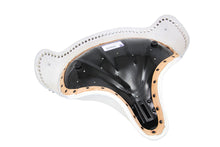 Load image into Gallery viewer, White Leather Solo Seat with Skirt